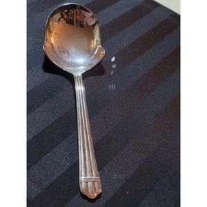 RARE Aria Silver Plate Boiled Potato Ladle Discontinued